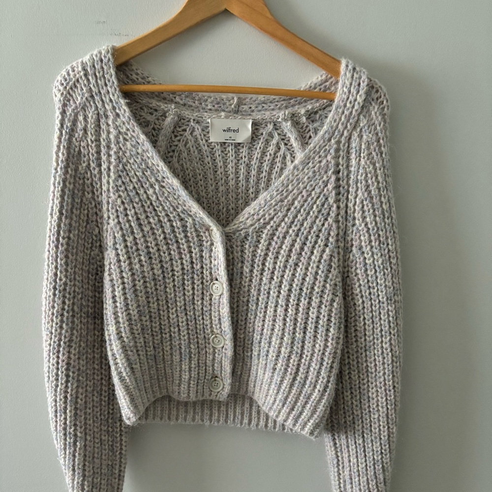 Wilfred Pastel Cropped Cardigan